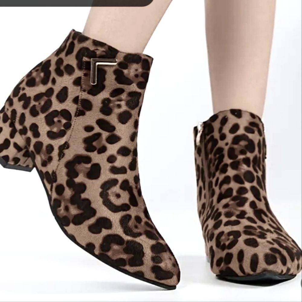 SAM&LIBBY LEOPARD PRINT SIDE ZIPPER CLOSURE WOMEN… - image 10